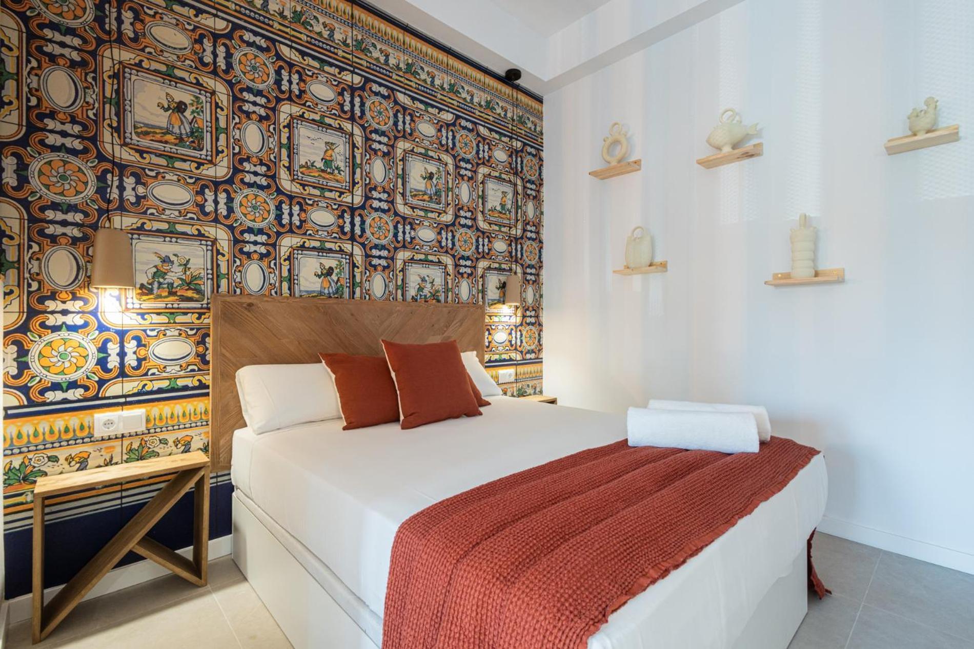 Apartment Florit Flats - Stylish Ceramic With Free Bicycles By The Joaquin Sorolla Station *